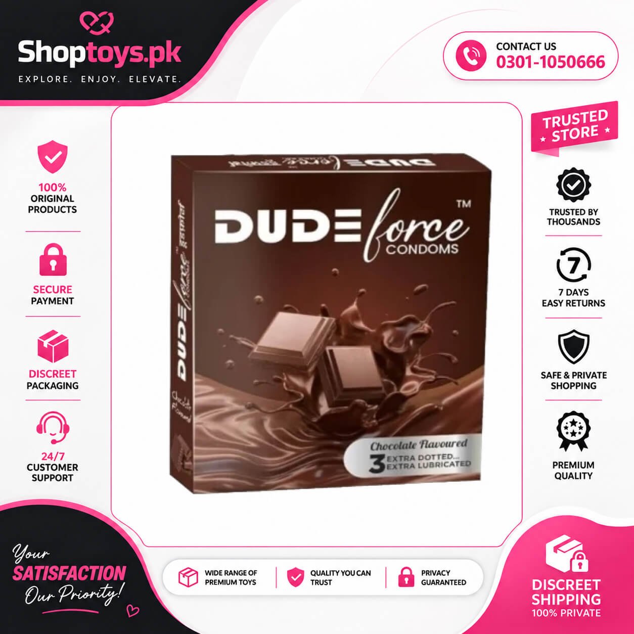 Dudeforce Chocolate Condoms In Pakistan