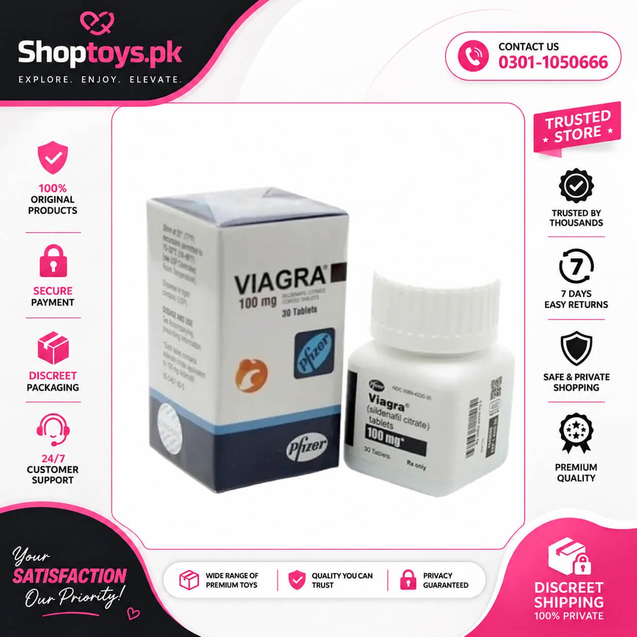 Pfizer Viagra 30 Tablets In Pakistan