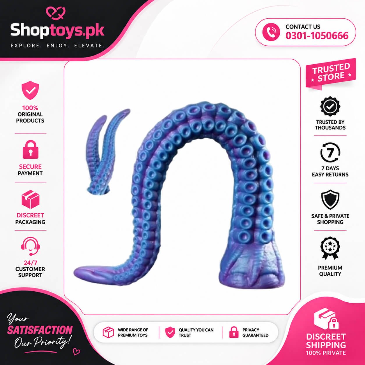 Nothosaur Tentacle Dildo Octopus Dildo In Pakistan