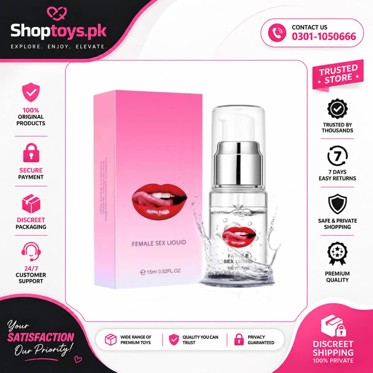 Intense Female Sex Liquid Gel In Pakistan