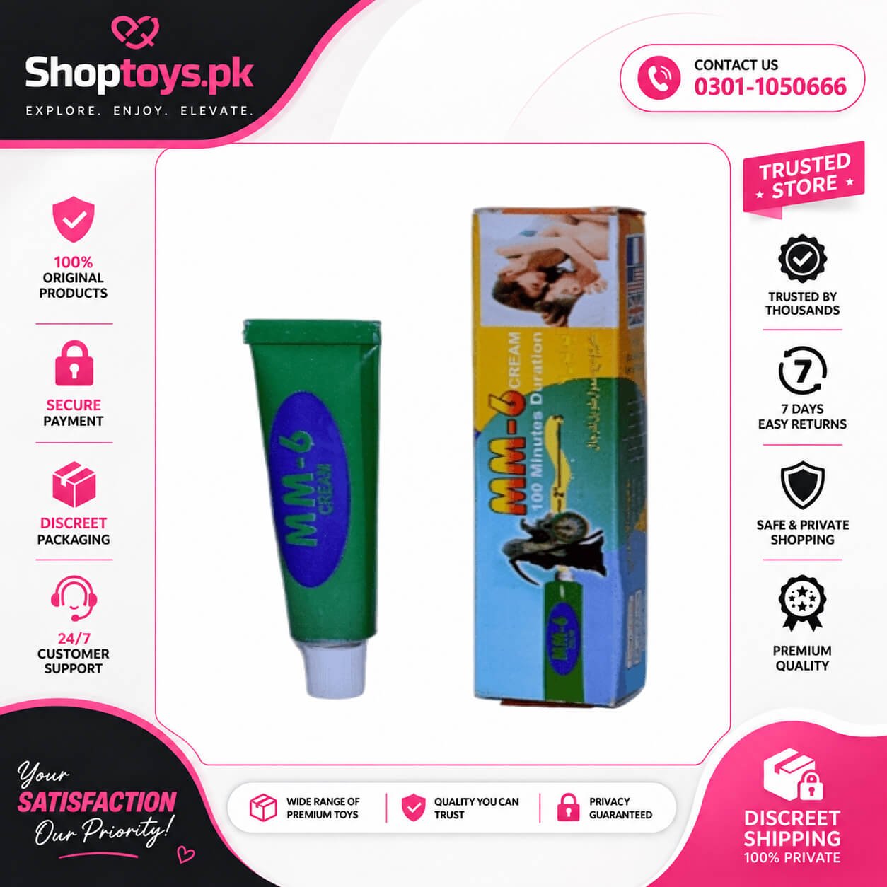 MM-6 Delay Cream Price in Pakistan