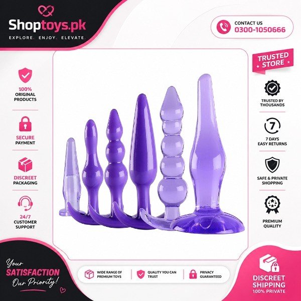 YiFeng 6PCS Anal Trainer Kit Butt Plugs