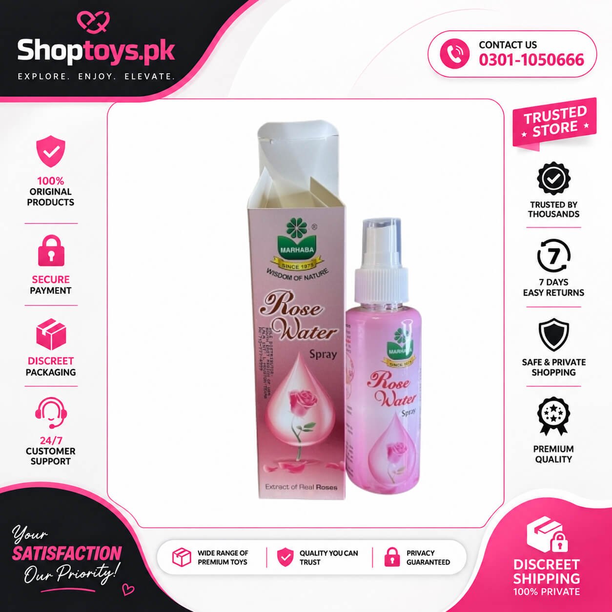 Rose Water Spray Price In Pakistan