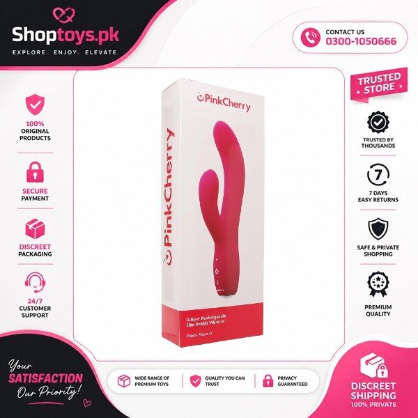 Pinkcherry G-spot Slim Rabbit Vibe In Pink In Pakistan