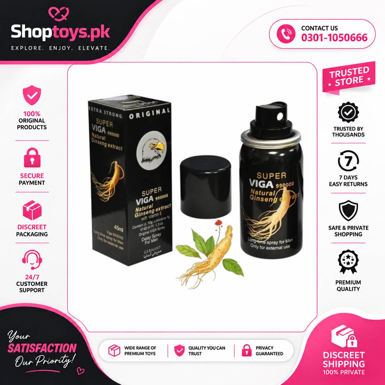 Super Viga 99000 Delay Spray Price in Pakistan