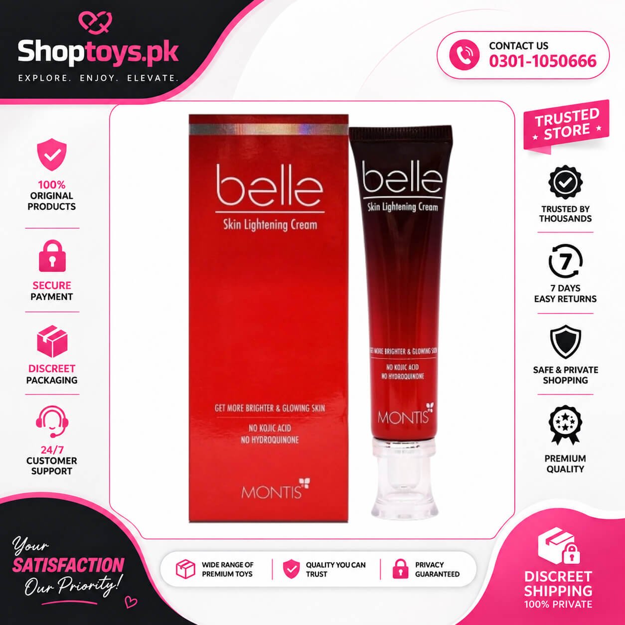 Belle Skin Lightening Cream Price In Pakistan