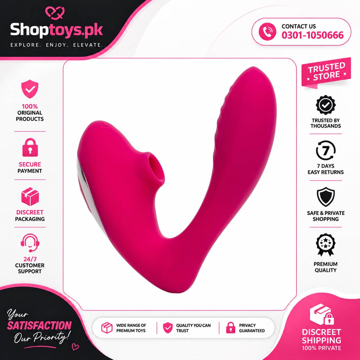 Lovehoney Indulge Clitoral Sucking G Spot Vibrator for Women In Pakistan