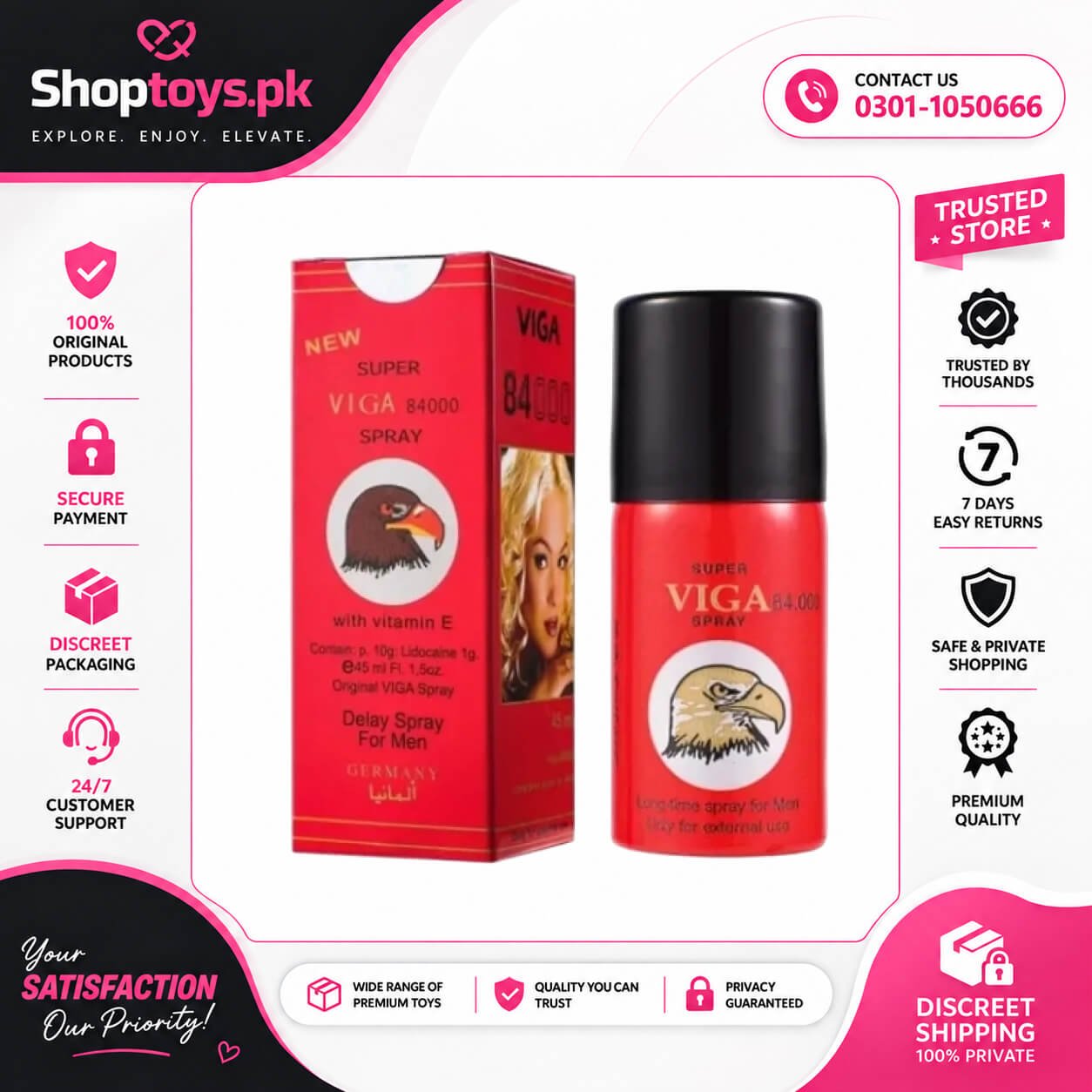 Viga 84000 Delay Spray Price in Pakistan