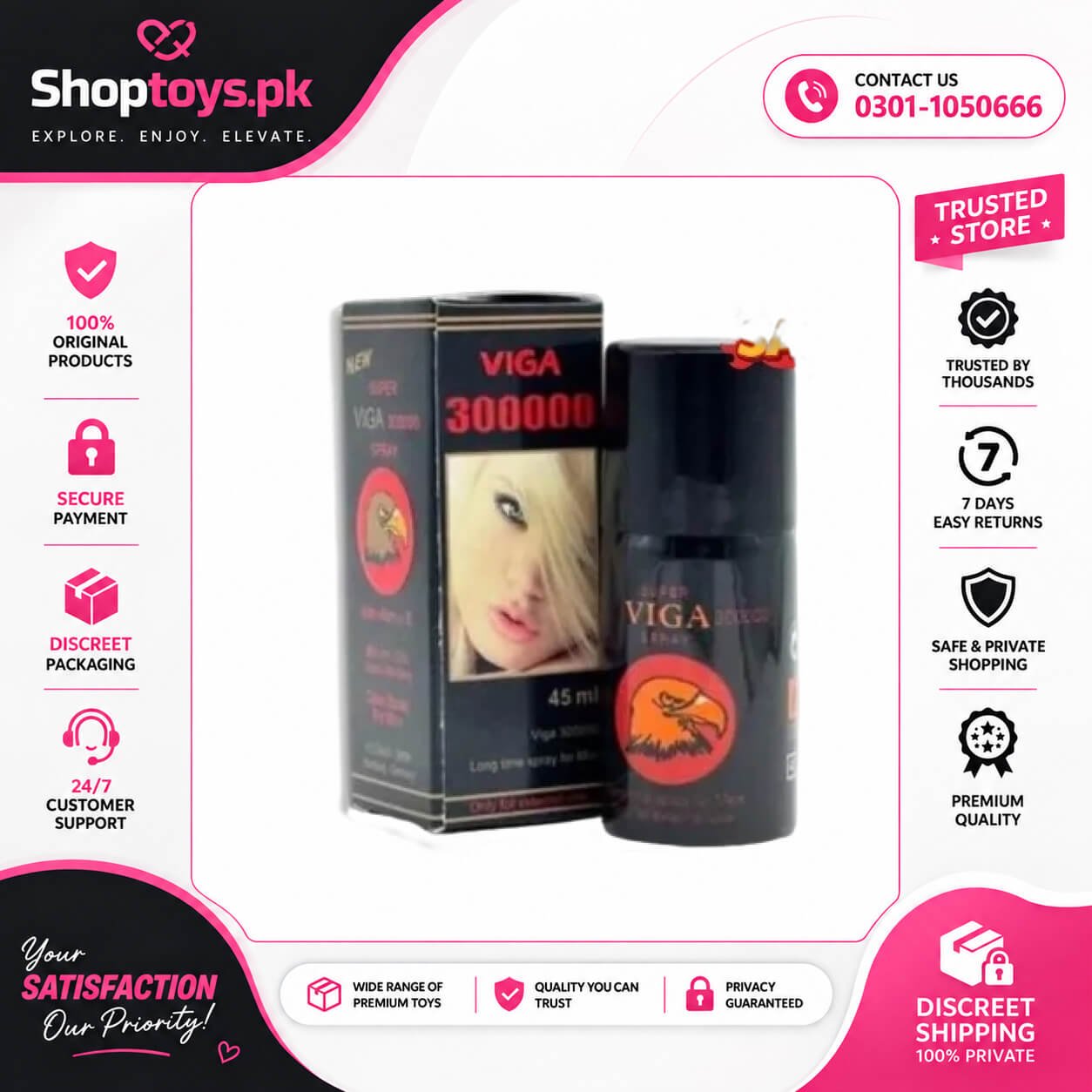 Viga 30000 Spray | Herbal Delay Spray In Pakistan