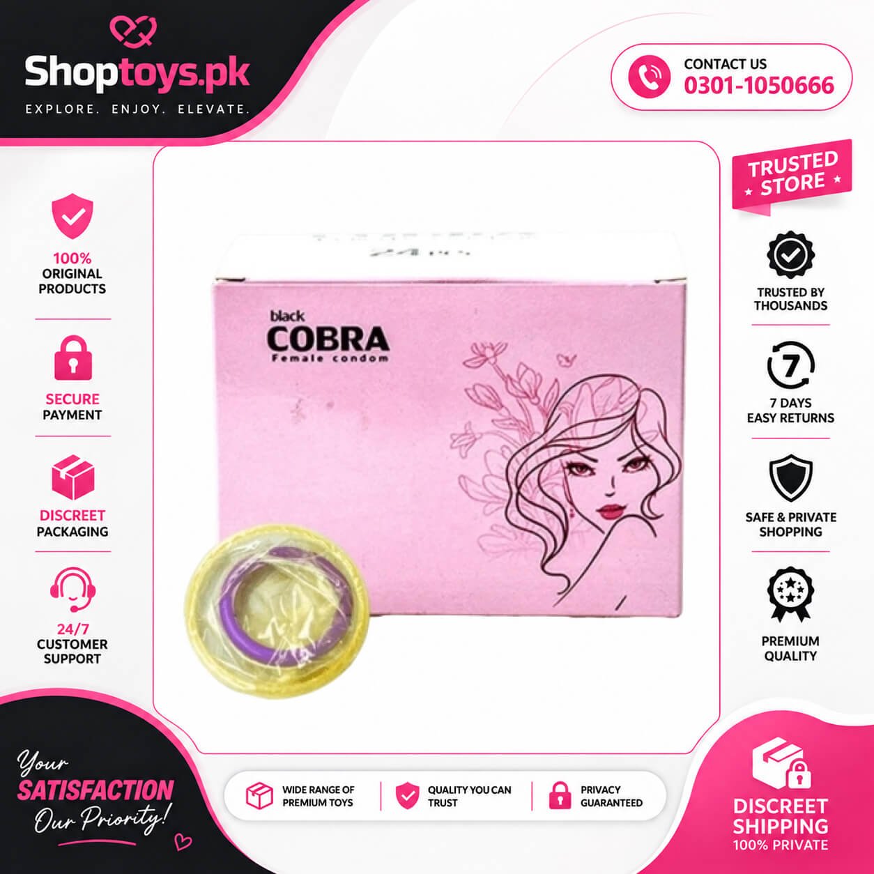 Female Condoms (4 Pack) Price in Pakistan