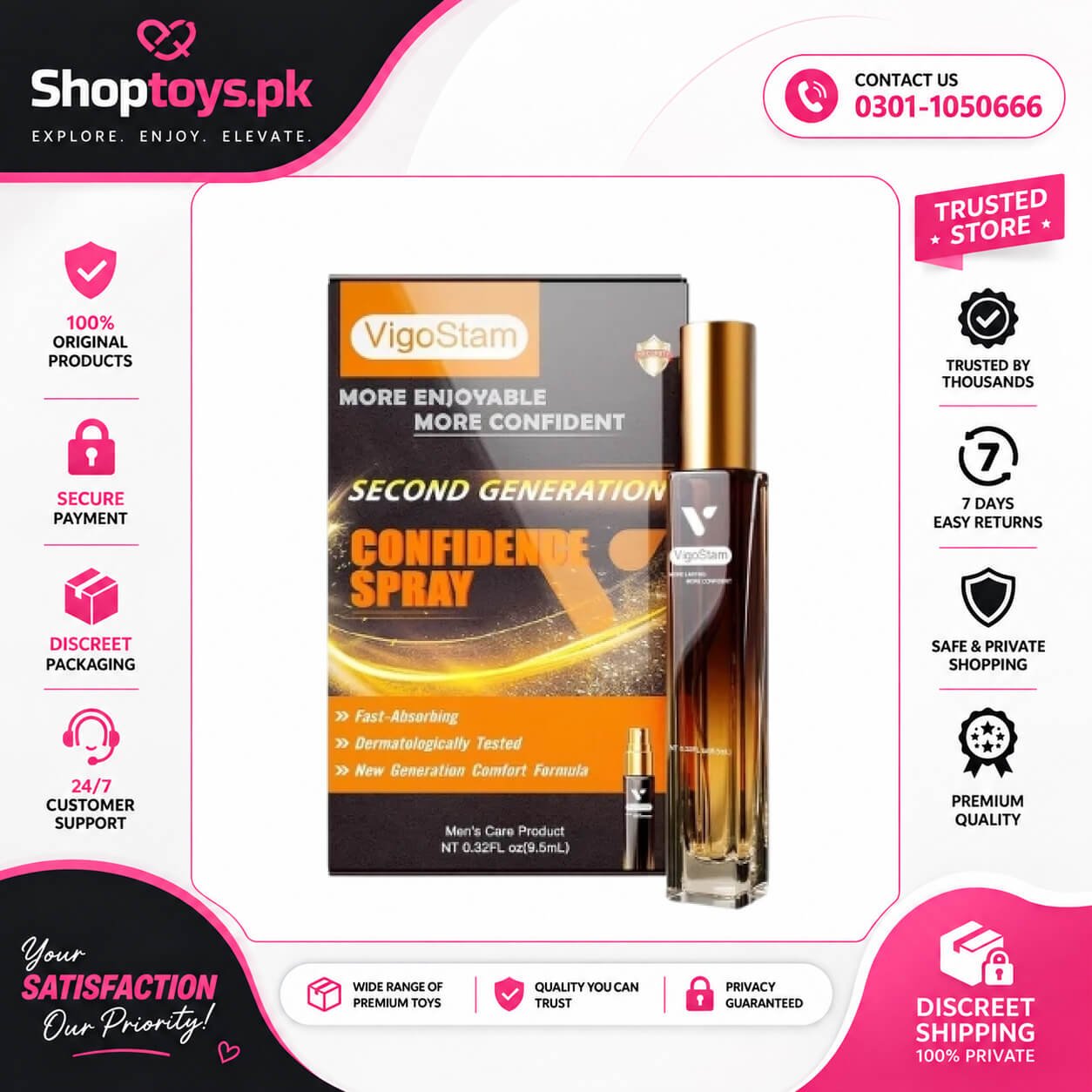 VigoStam Delay Spray For Men In Pakistan