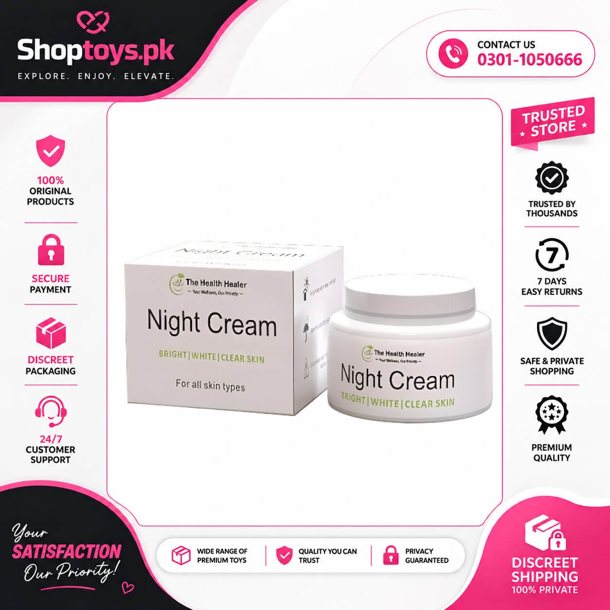 The Health Healer Night Cream In Pakistan