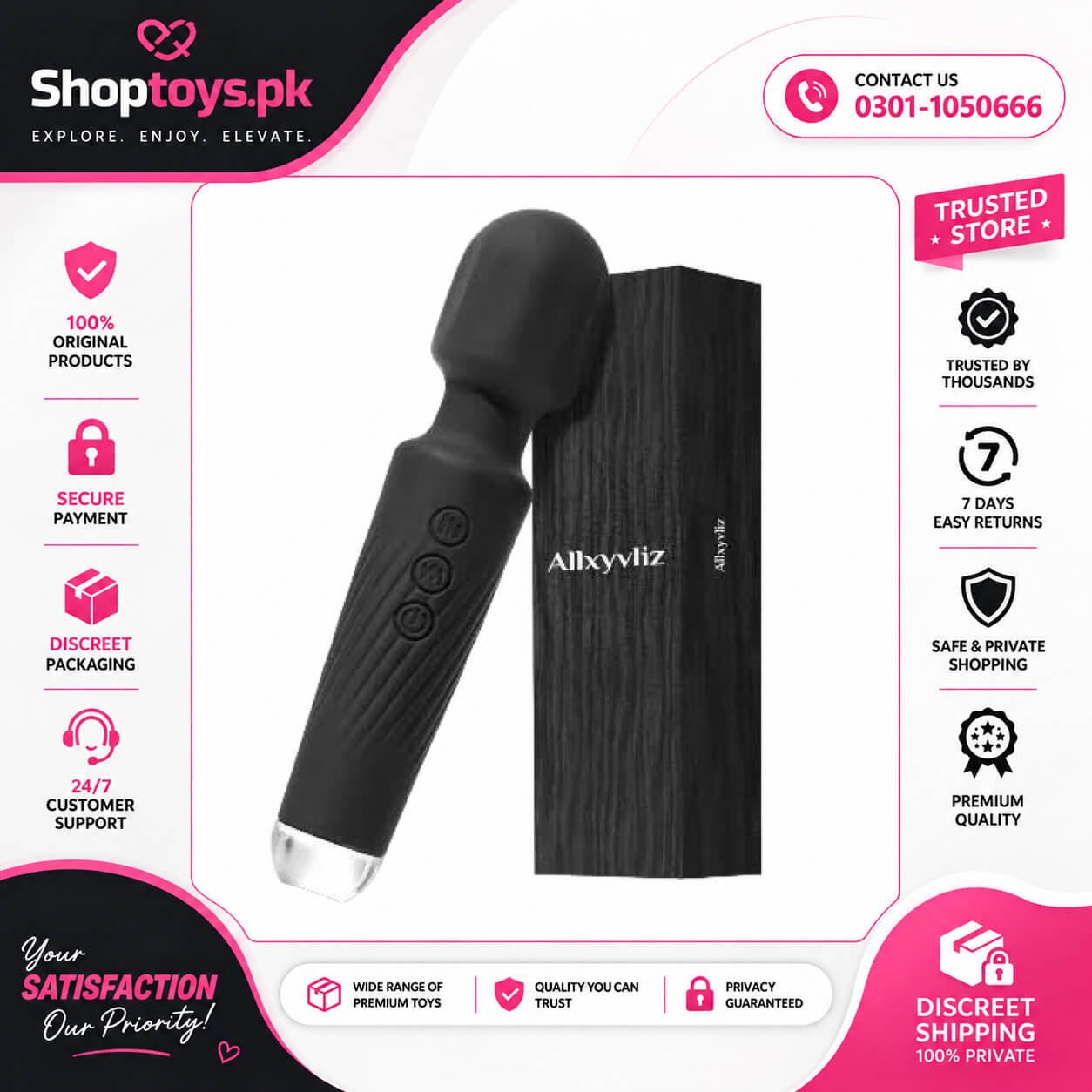 Sex Toys Vibrator Wand Dildo In Pakistan