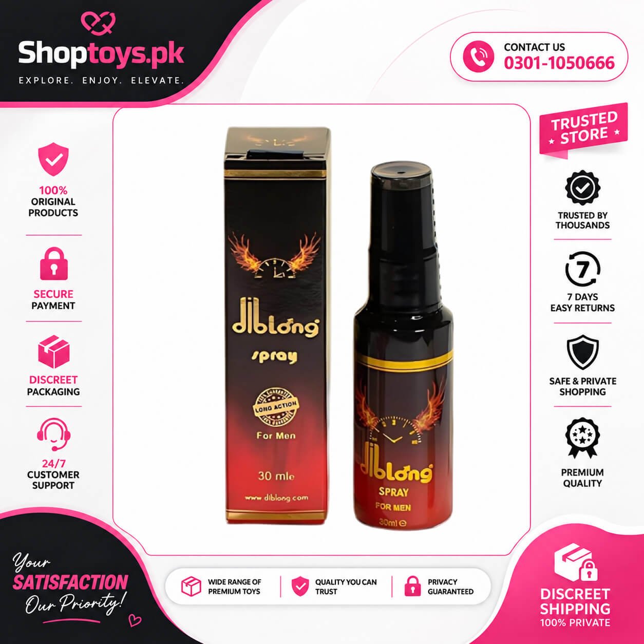 Diblong Delay Spray | Herbal PE Solution In Pakistan