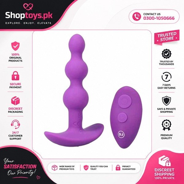 Silicone Anal Beads Plug