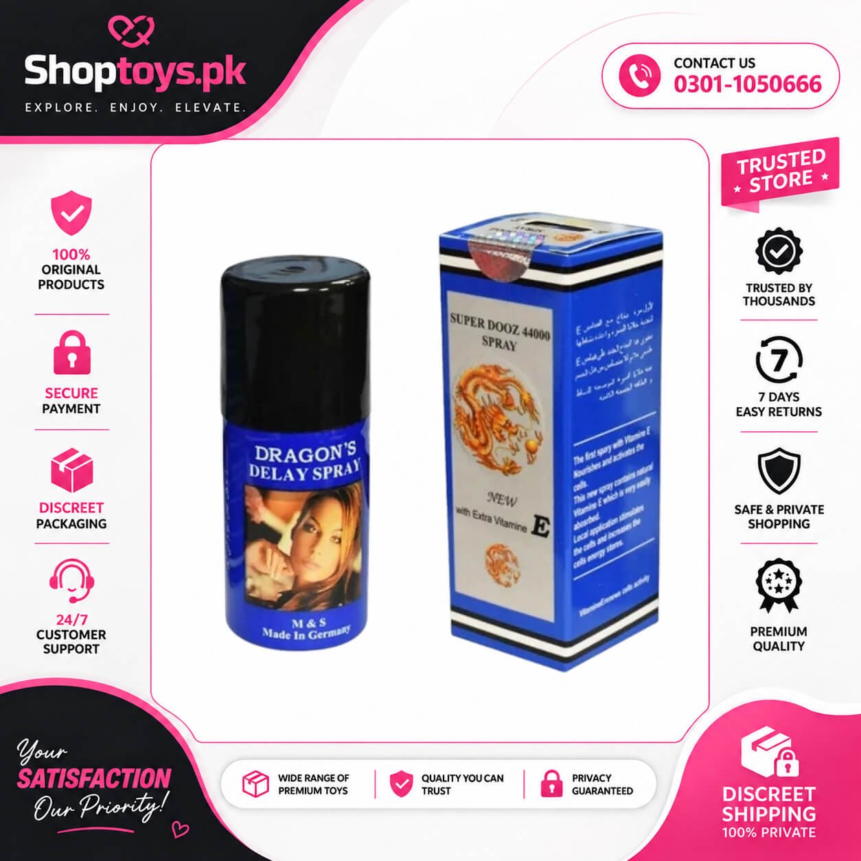 Super Dooz 44000 Delay Spray Price in Pakistan