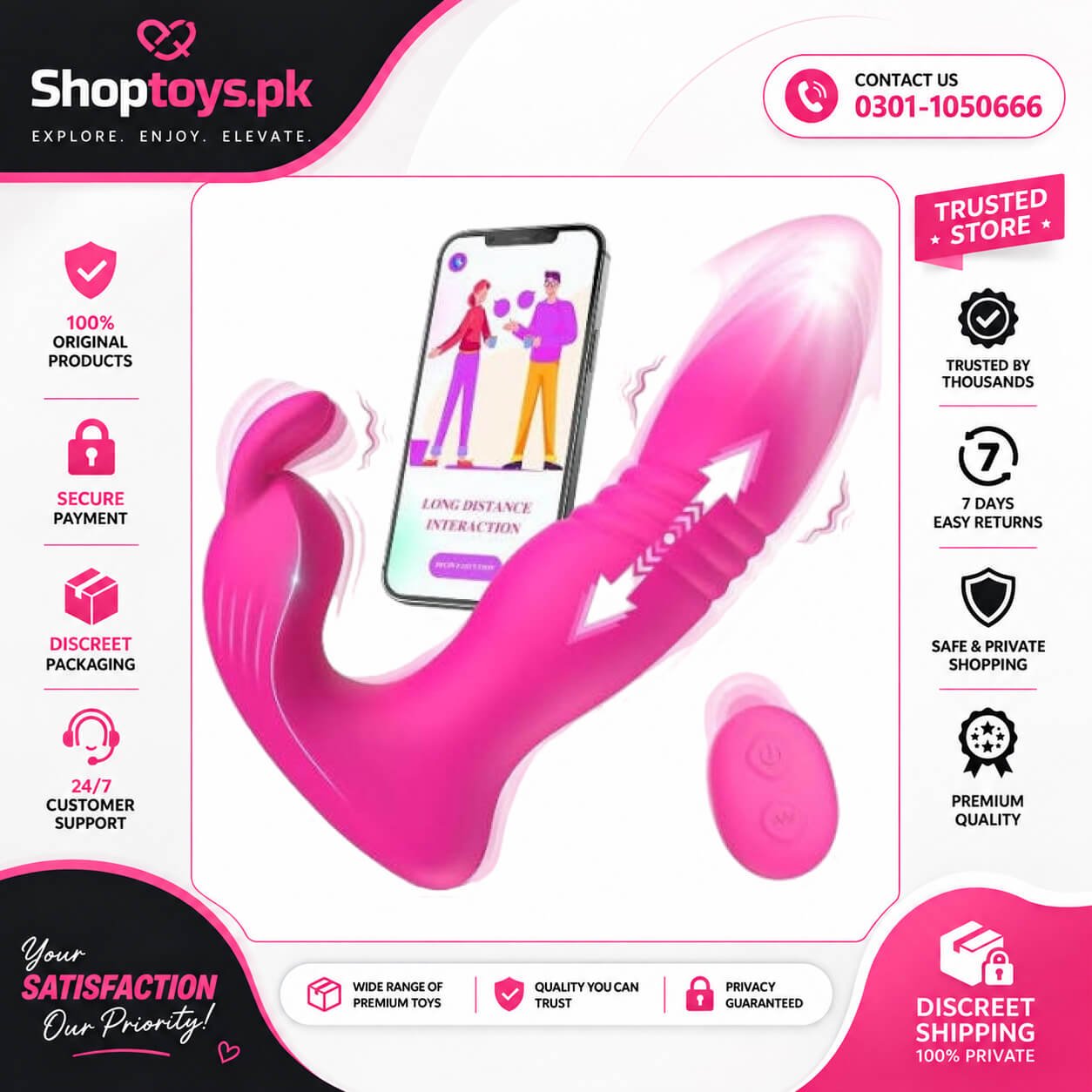Wearable Vibrator for Women Sex Toys In Pakistan