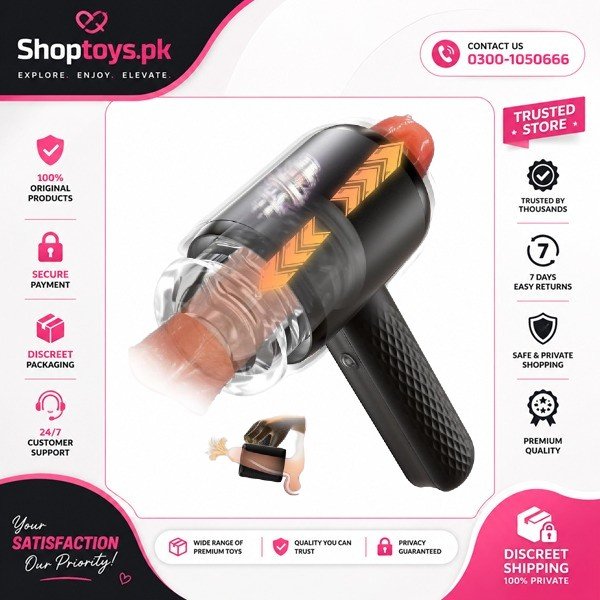 Automatic Male Masturbator with 6 Modes Hands