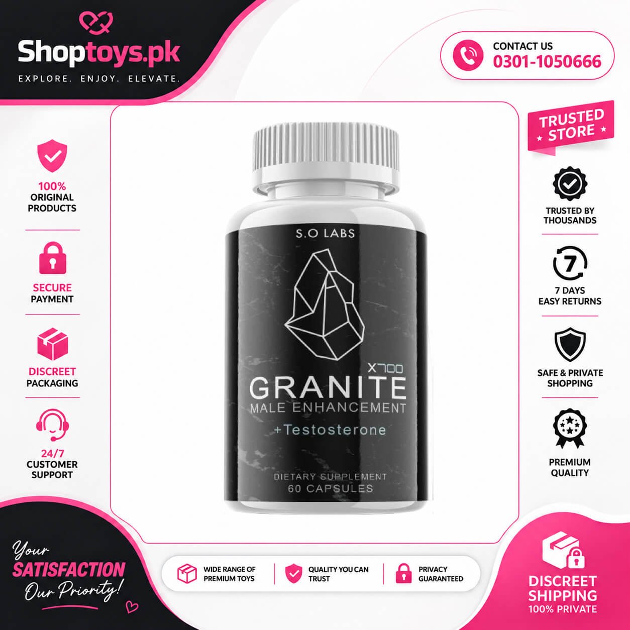 Granite Male Enhancement Pills Price in Pakistan