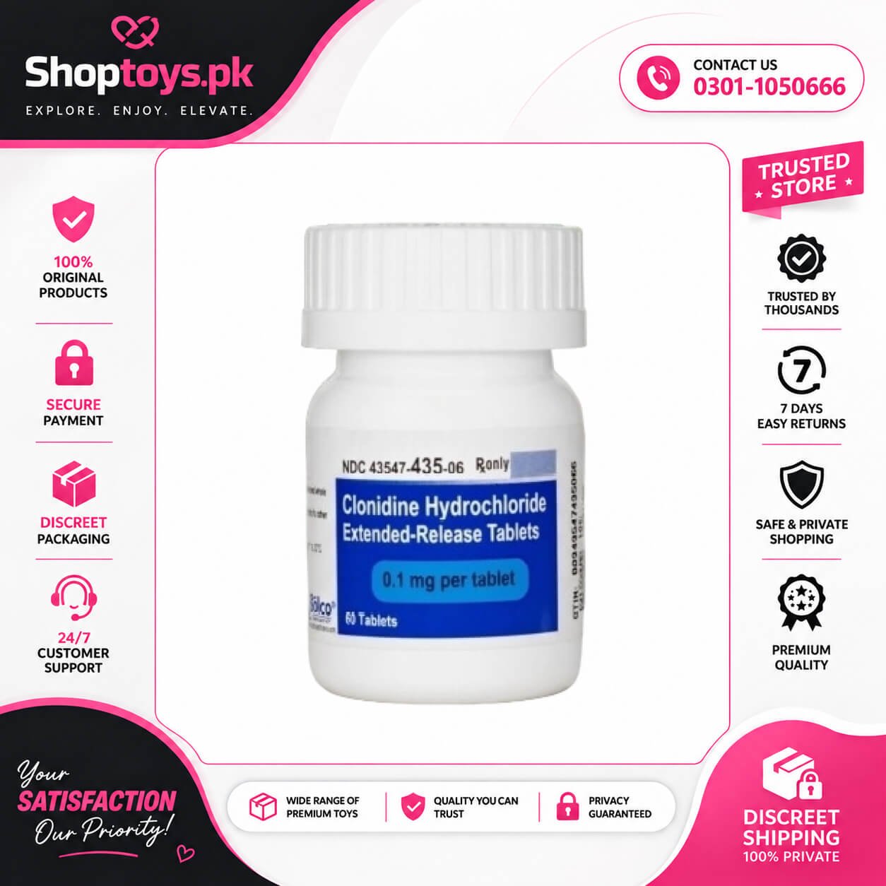 Clonidine Tablets In Pakistan