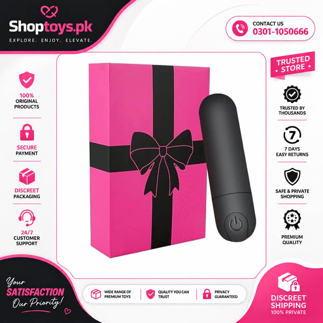 G Spot Bullet Vibrator Nipple Clitorals In Pakistan
