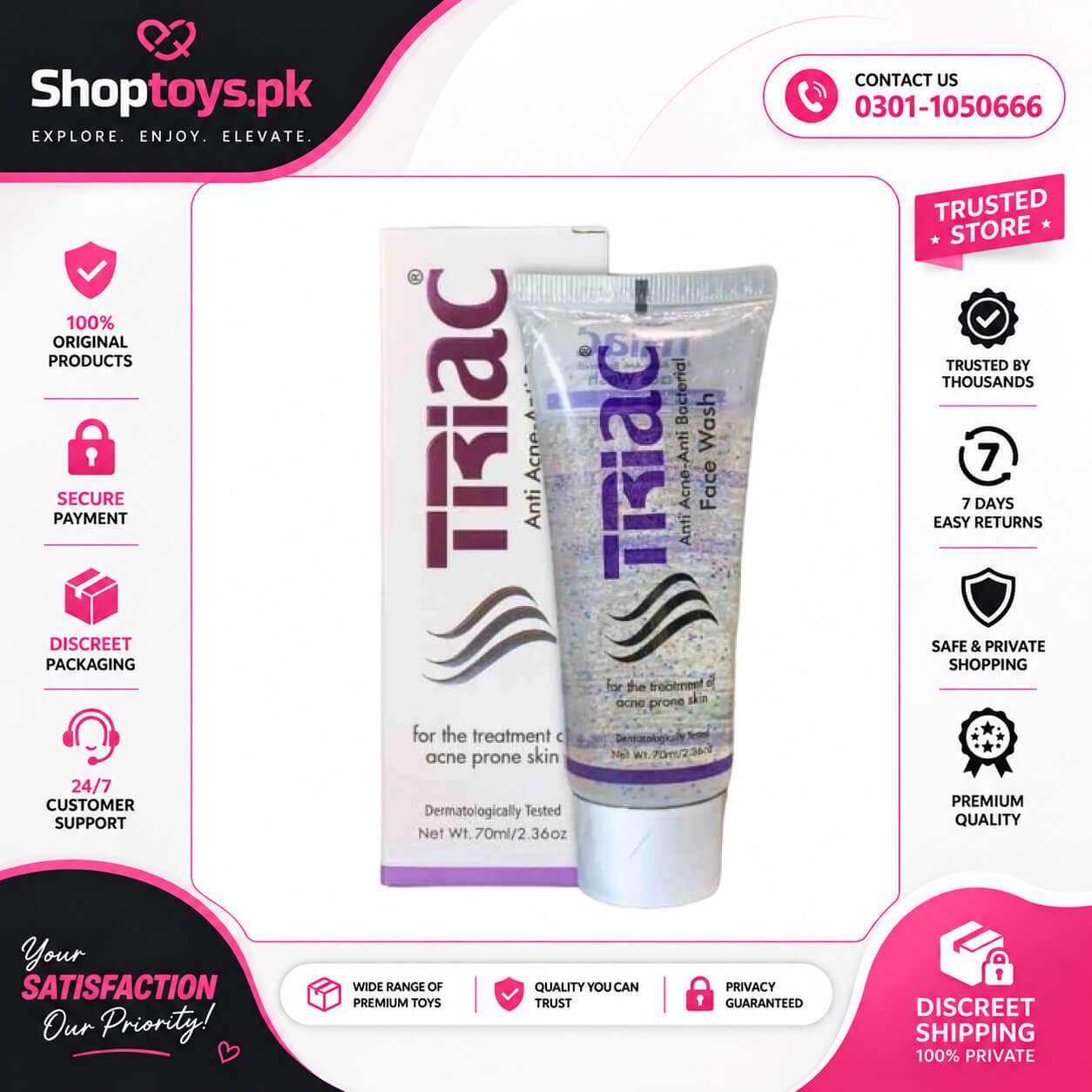 Triac Anti Acne Face Wash In Pakistan