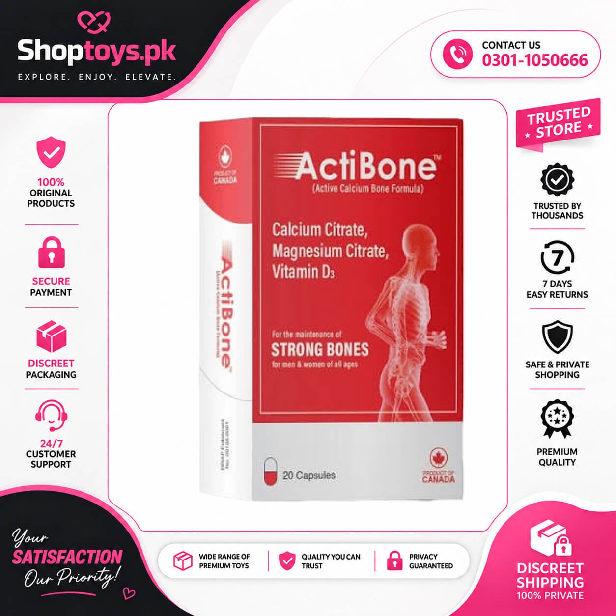 ActiBone Capsule Price in Pakistan