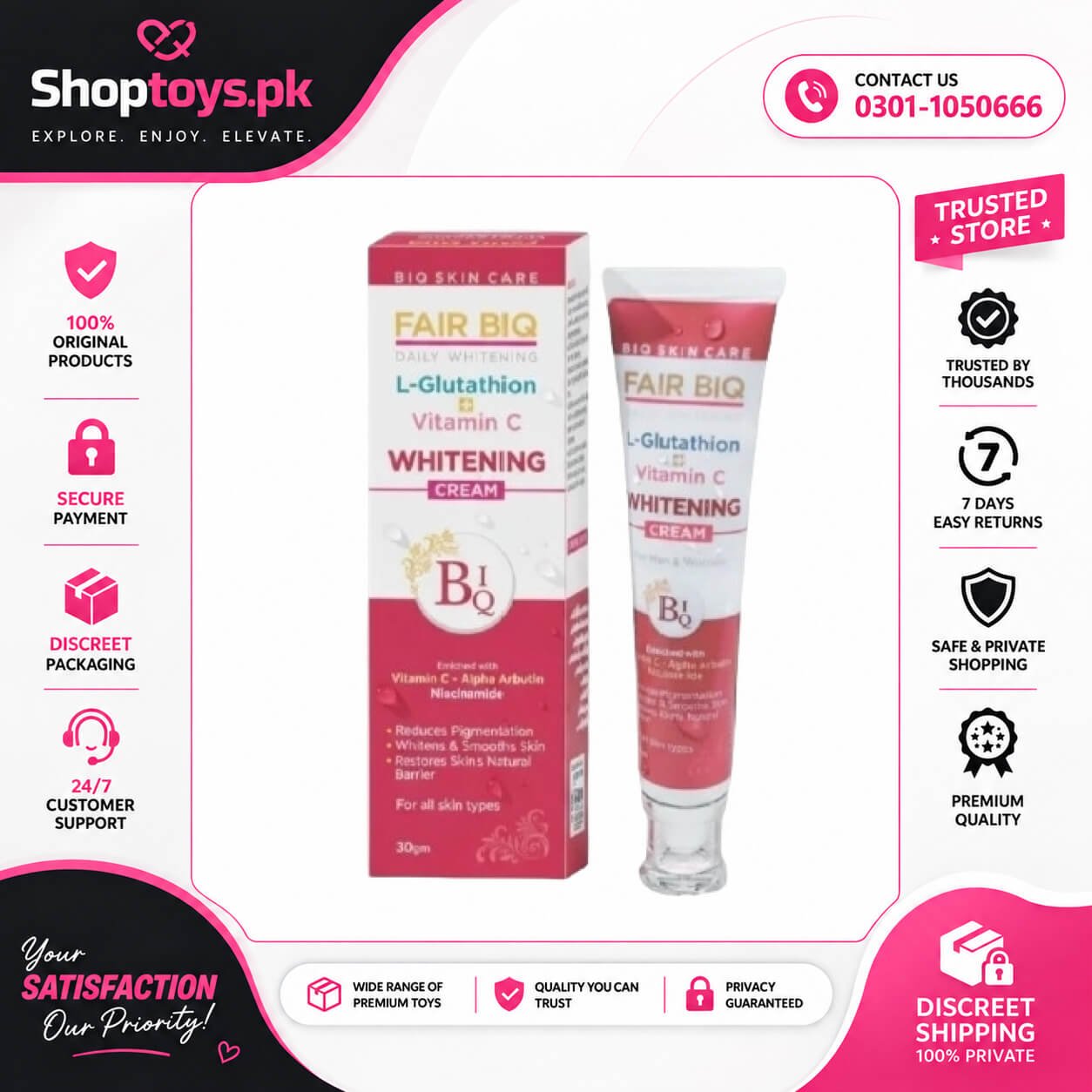 Fair Biq Whitening Cream In Pakistan