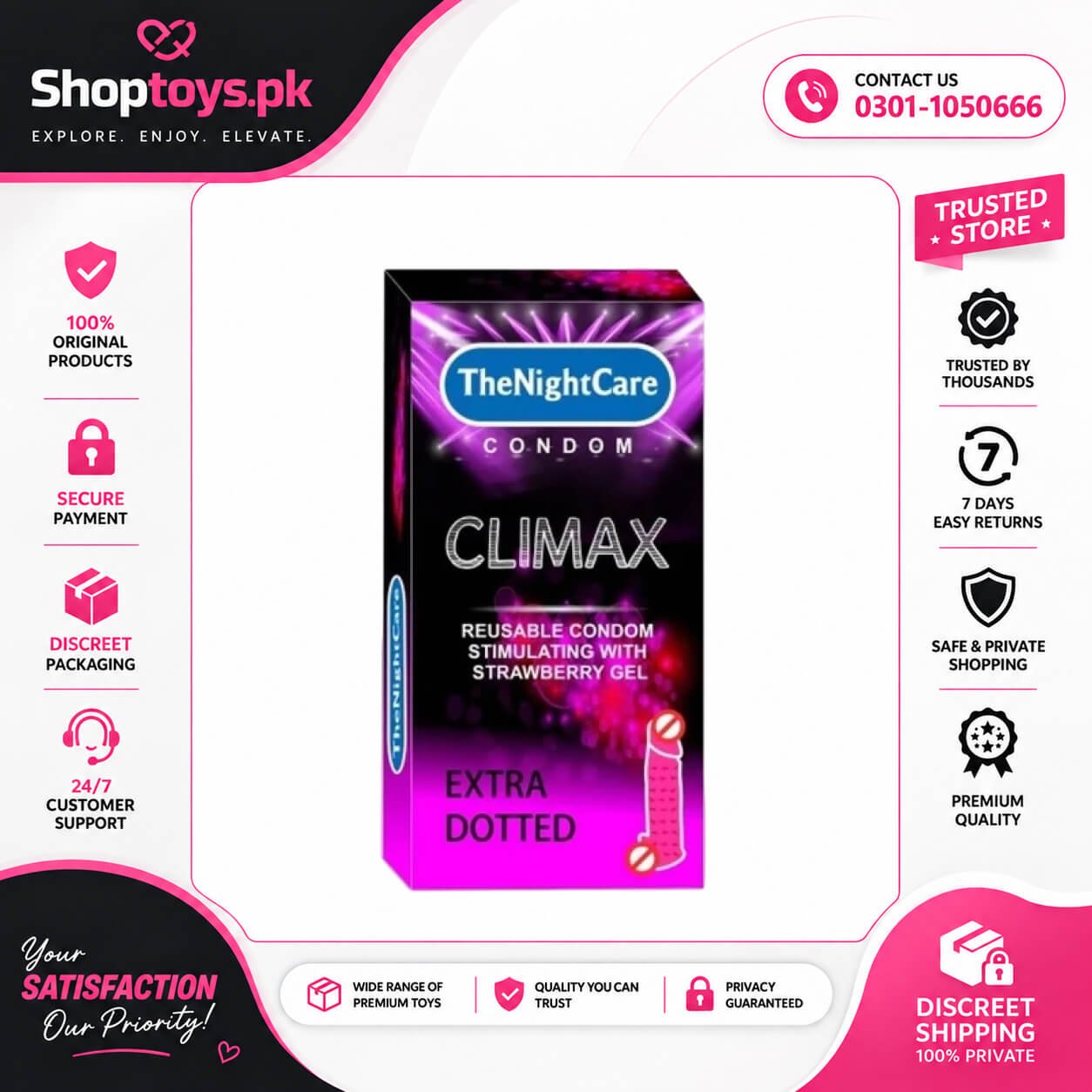 The Nights Care Condom in Pakistan