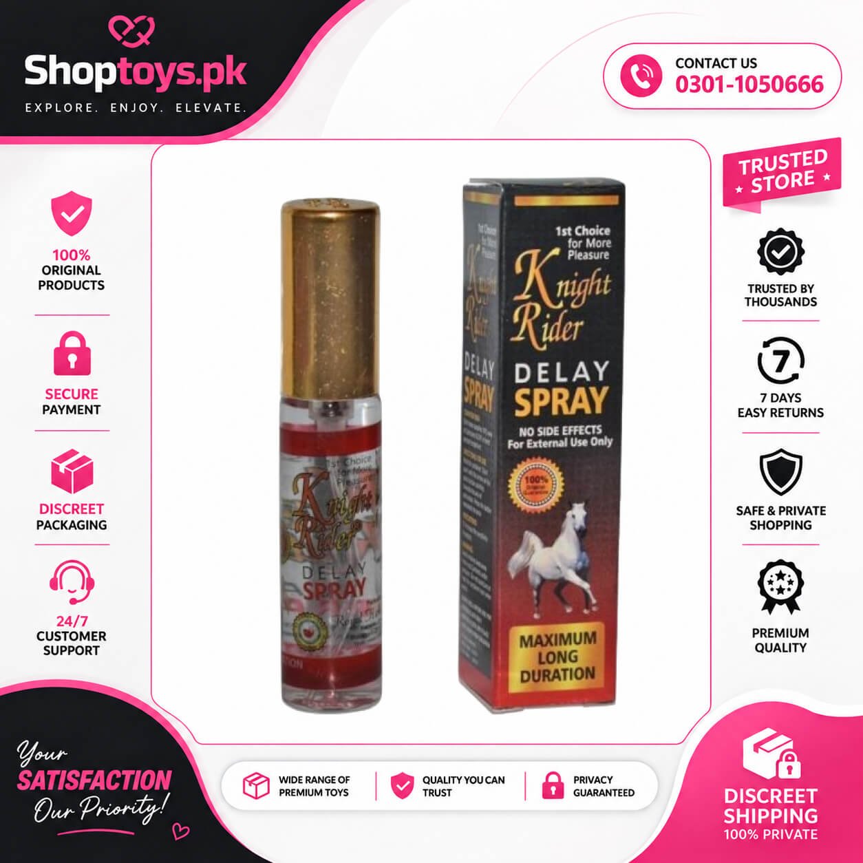 Knight Rider Delay Spray Last Longer In Pakistan