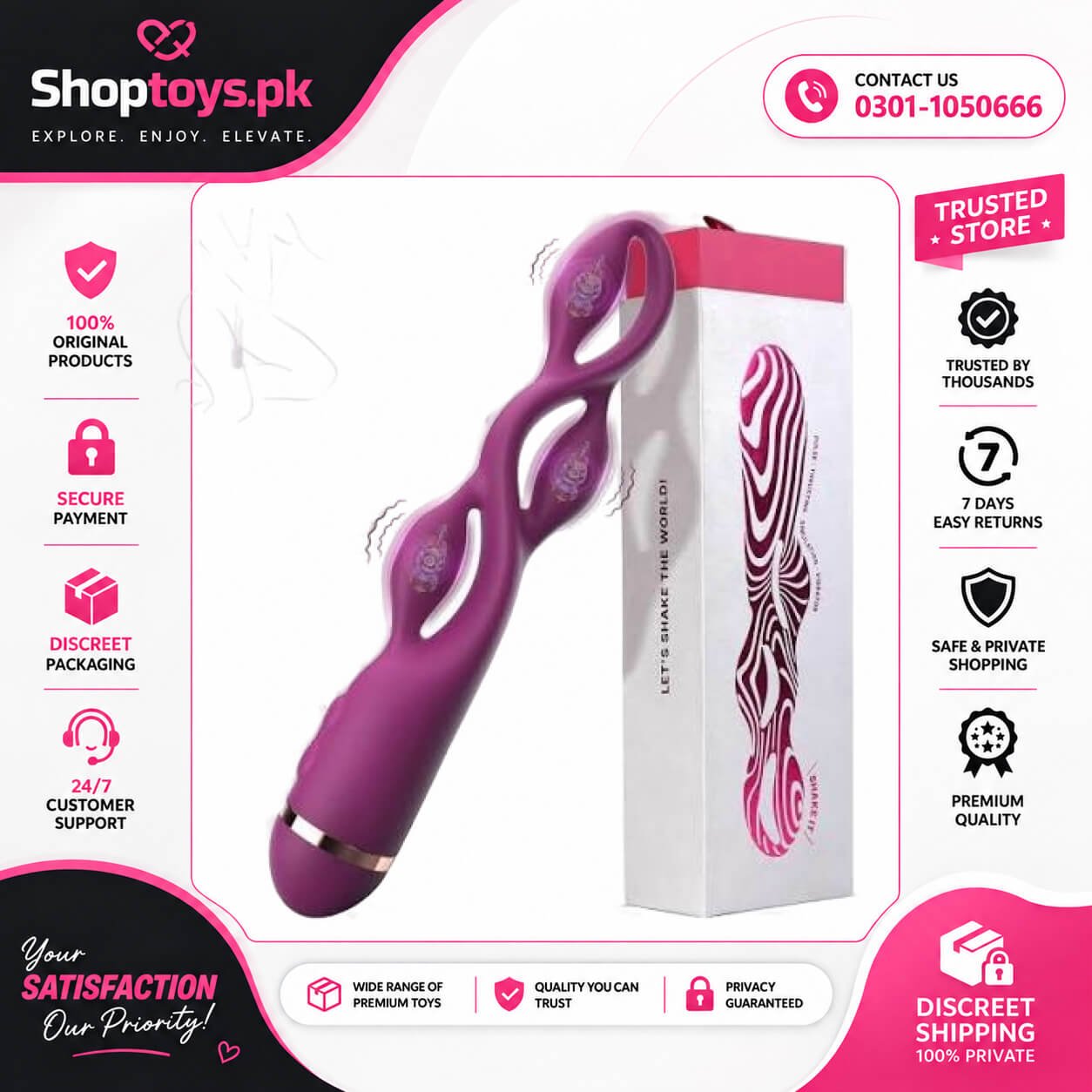 G spot Vibrator Adult Toy Toendi Premium In Pakistan