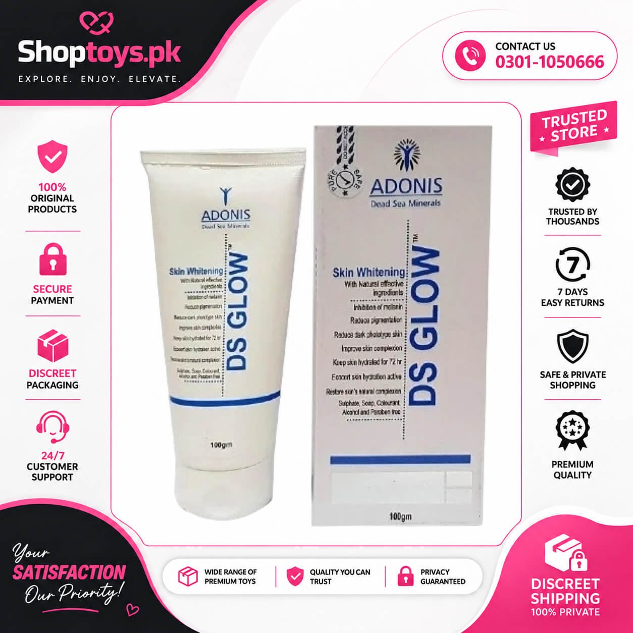 Adonis DS Glow Face Wash In Pakistan