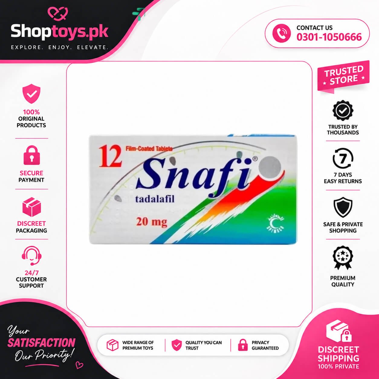 Snafi 20mg Tablets Price in Pakistan