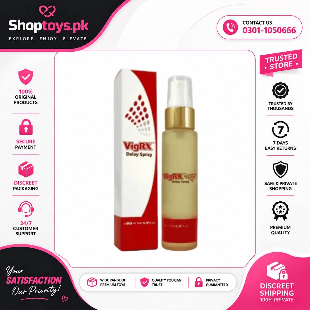 VigRX Delay Spray Price in Pakistan