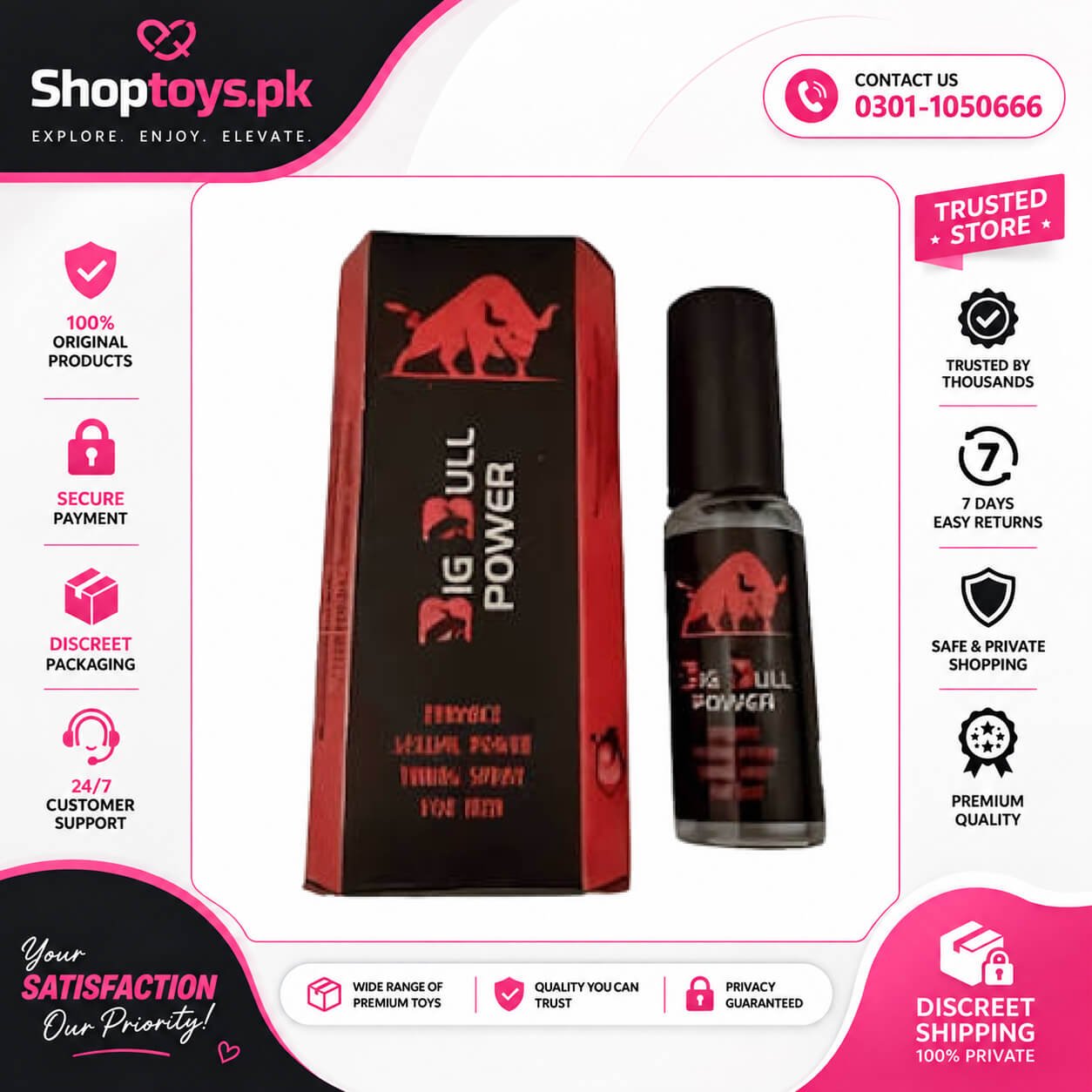 Big Bull Power Delay Spray Price in Pakistan