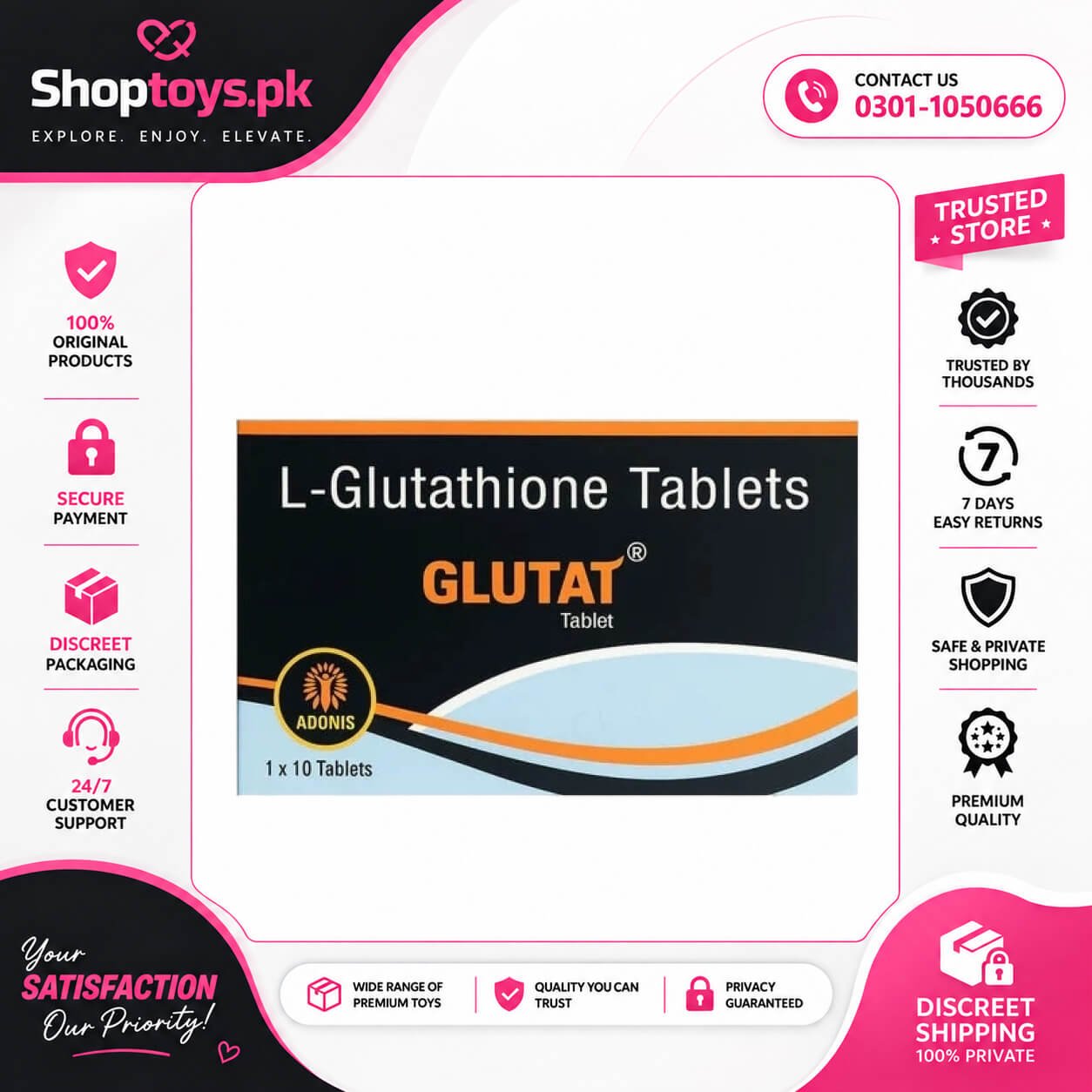 Adonis Glutat Tablet In Pakistan
