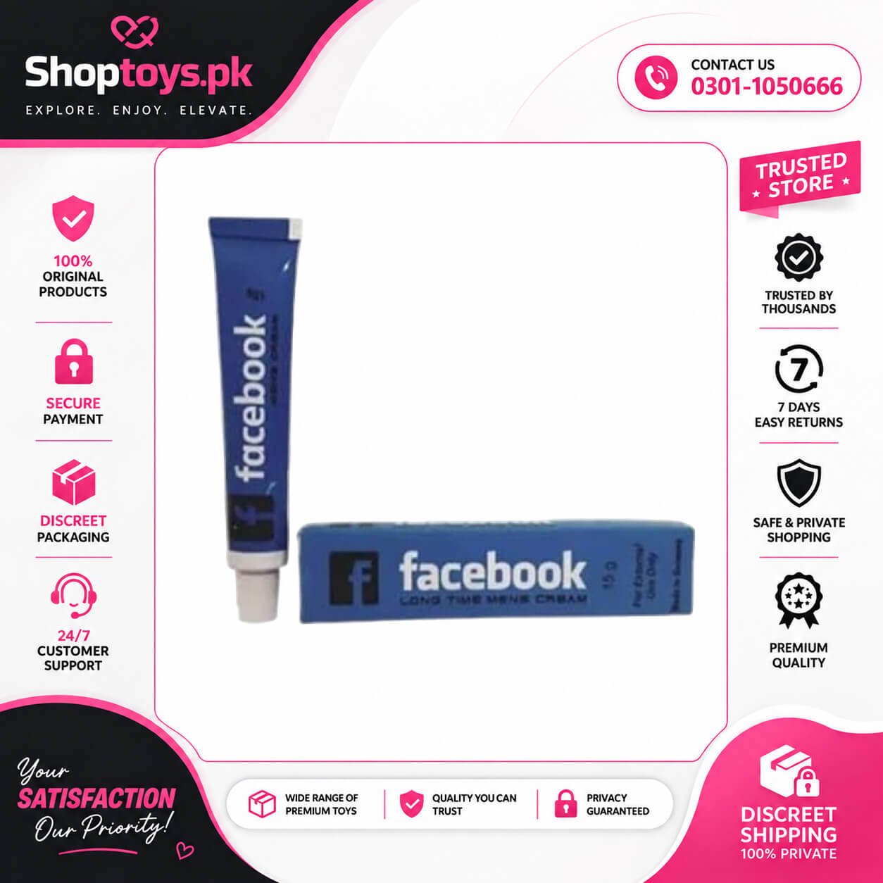 Facebook Delay Cream For Men In Pakistan