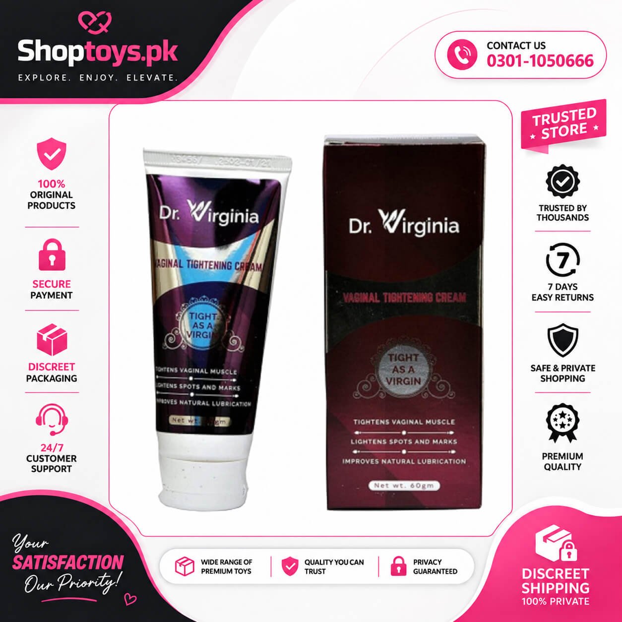 Dr. Virginia Vaginal Tightening Cream In Pakistan