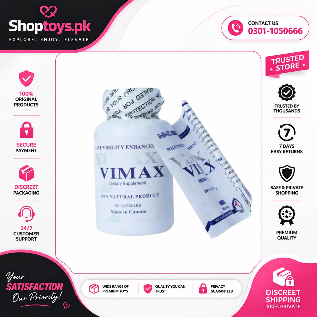 Vimax 60 Capsules in Pakistan