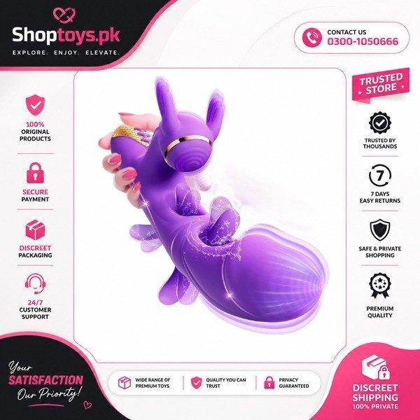 Rabbit Vibrator Dildo Sex Toys for Women Flapping