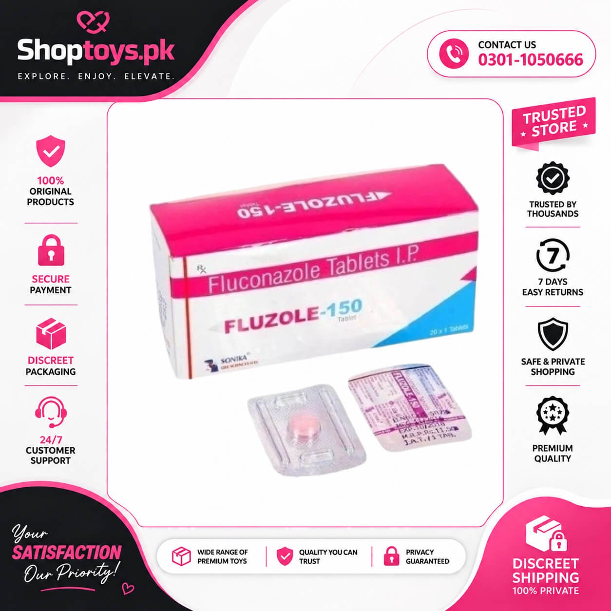 Fluconazole Tablets IP 150Mg In Pakistan