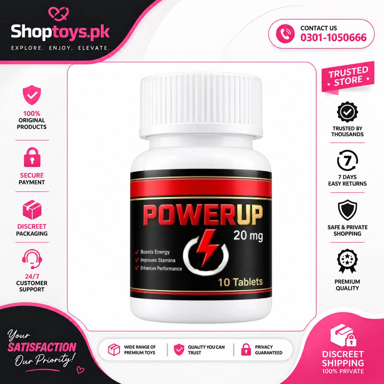 Power Up Tablet In Pakistan