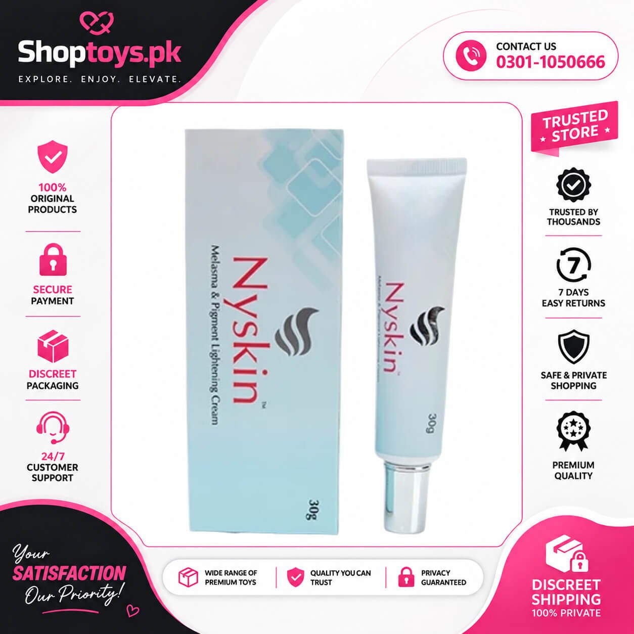 Buy Nyskin Cream 30g In Pakistan