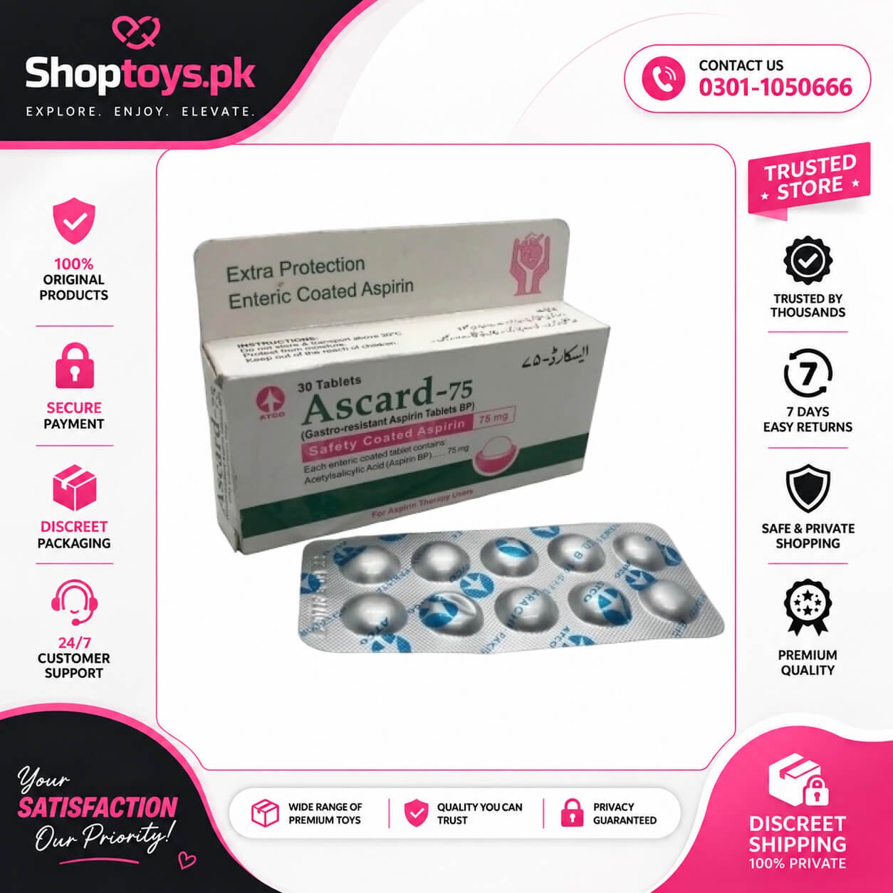 Ascard Tablets 75mg Price In Pakistan