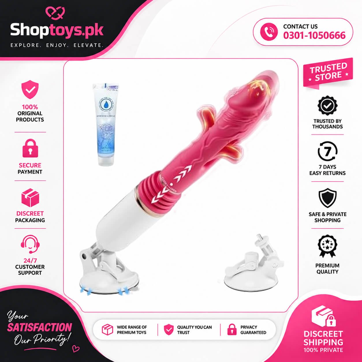 Adult Sex Toys Sex Machine Thrusting Dildo In Pakistan
