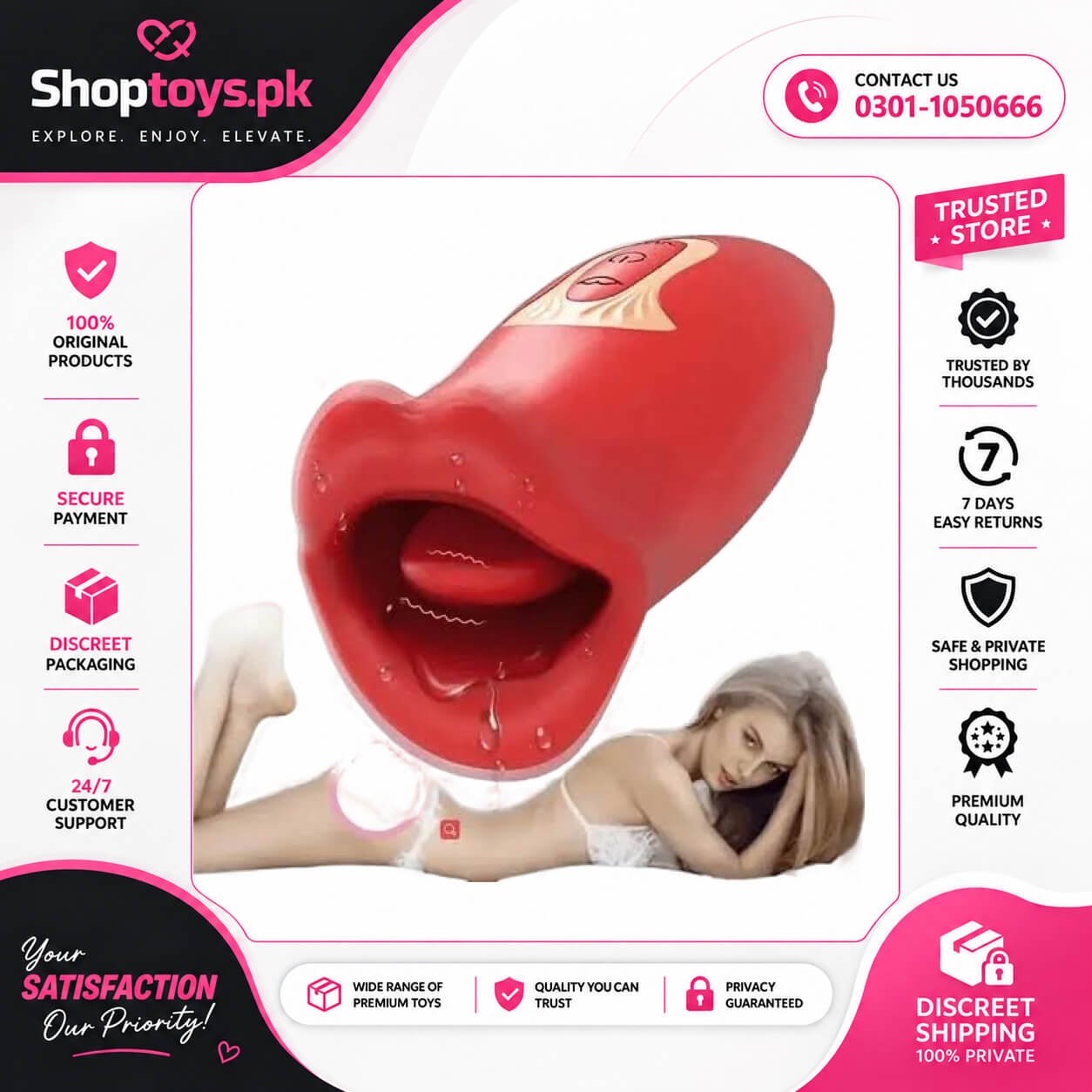 Tongue Vibrator Adult Sex Toys For Women In Pakistan