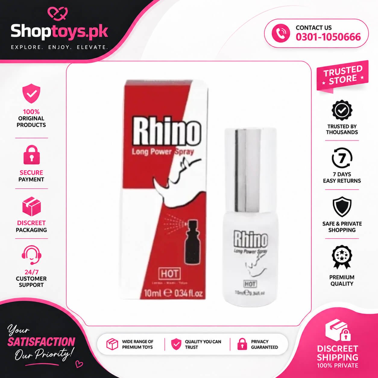 Rhino Long Power Spray Price in Pakistan