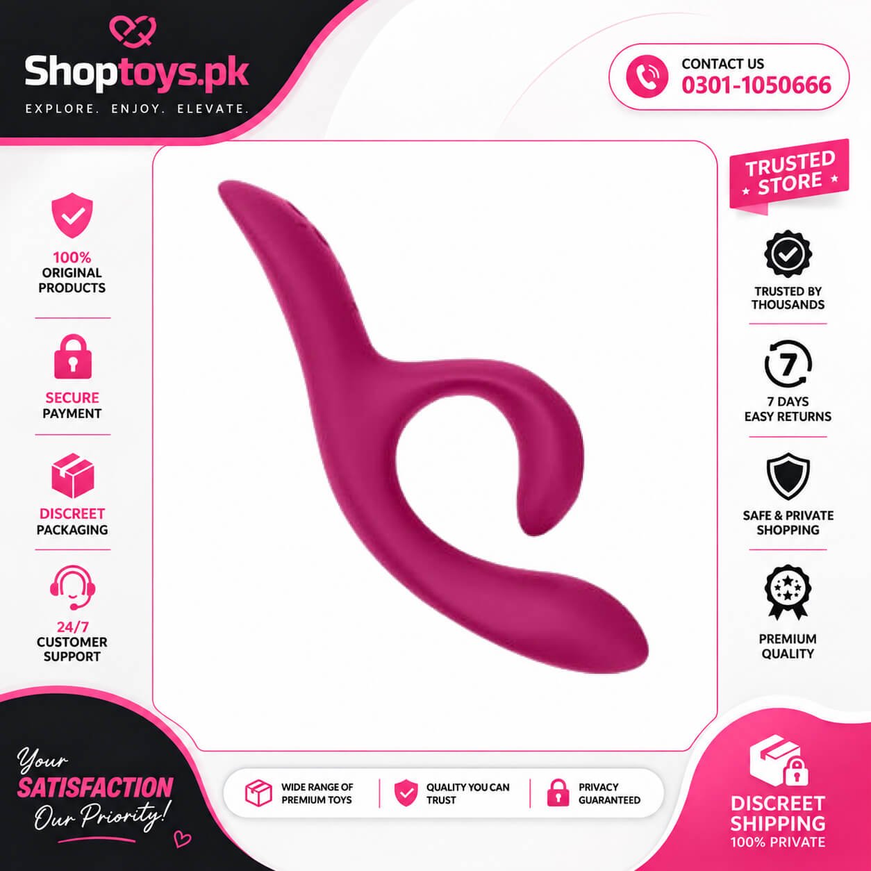 We-Vibe Nova 2 Dual Rabbit Vibrator In Pakistan