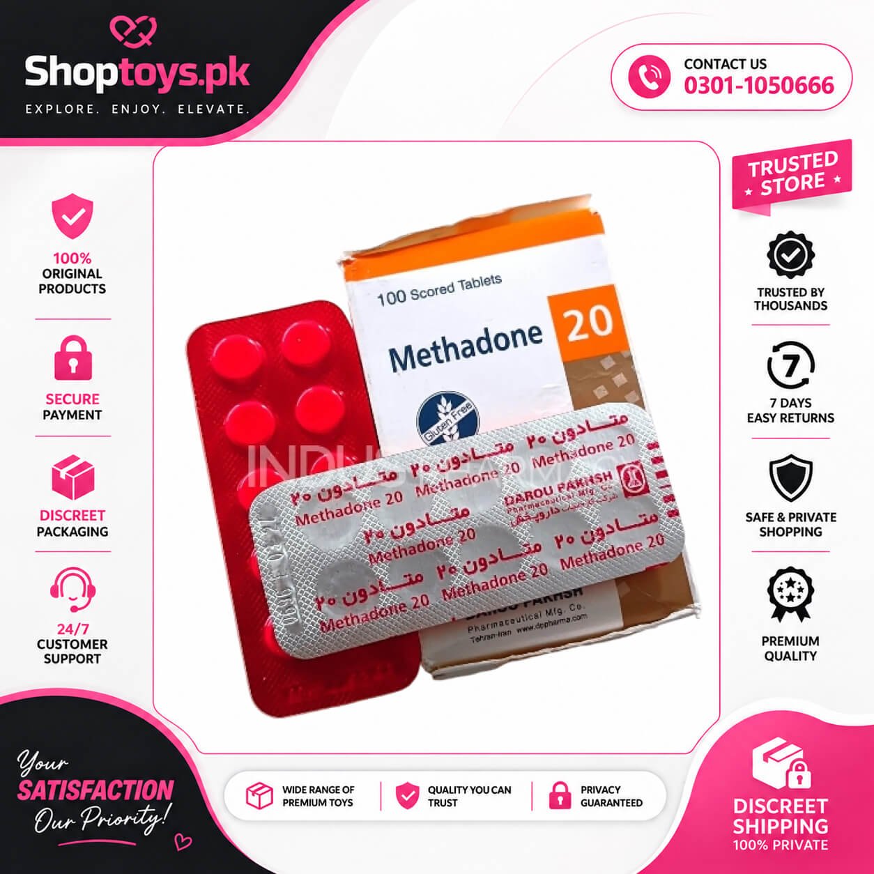 Methadone 20Mg Tablet In Pakistan