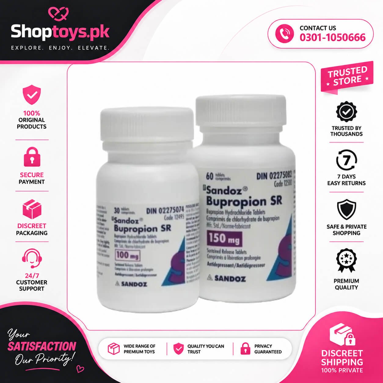 Bupropion 100Mg Tablets In Pakistan